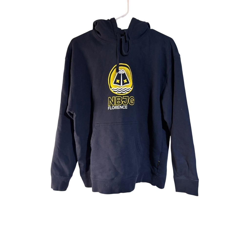 Florence Marine X NBJG Newport Beach Junior Guards Pullover Surf Hoodie Men M